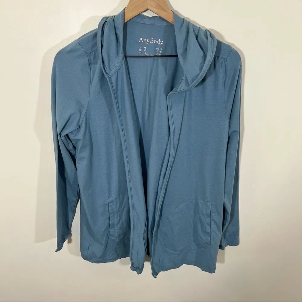 NWOT AnyBody Cozy Knit Hooded Cardigan | Size XS